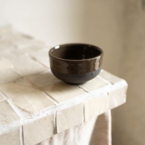 Japanese Chawan Tea Bowl, Handmade Stoneware Matcha Cup, Wabi Sabi Ceramic Bowl, Pottery Tea Ceremony Gift, Zen Aesthetic Decor