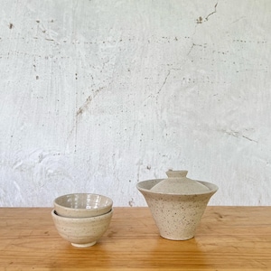 Japanese Chinese Ceramic Tea Set, Traditional Gongfu Gaiwan with Tea Cups, Holiday Gift for Her, Birthday or Housewarming Ceramic Teaware