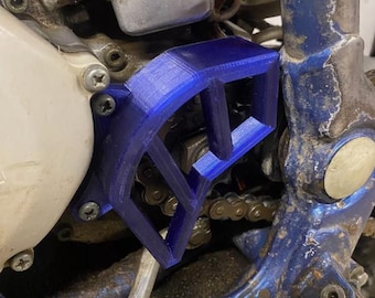 Protector de cadena de piñón delantero compatible con motos de cross YZ125 1993-2004 fabricado en EE. UU., impreso en 3D (PETG)