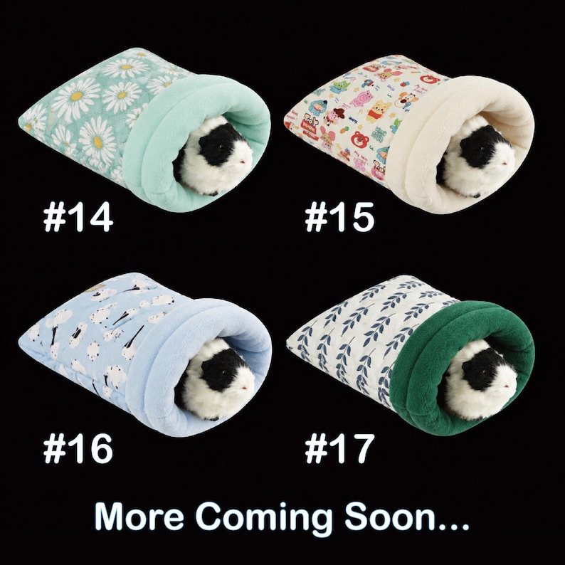 Cuddle Sack for Guinea Pig, Hedgehog, Ferret | Soft Fleece Sleep Sack with Potty Pad | Personalized & Machine Washable Pet Bed image 5