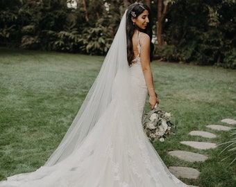 ivory cathedral veil for sale