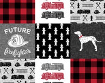 Firefighter Crib Set Etsy