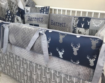 Deer Crib Bedding Etsy