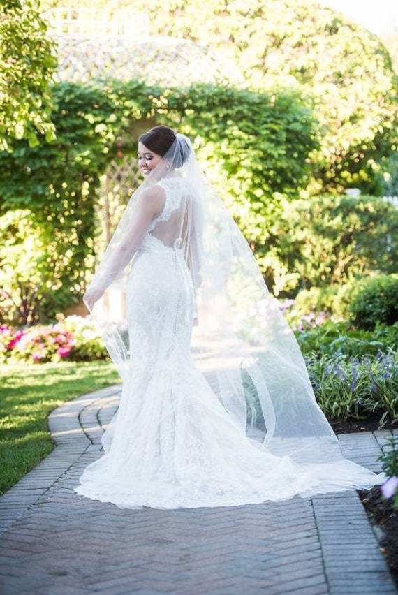 Wedding Veils Cascading 108 display picture 1