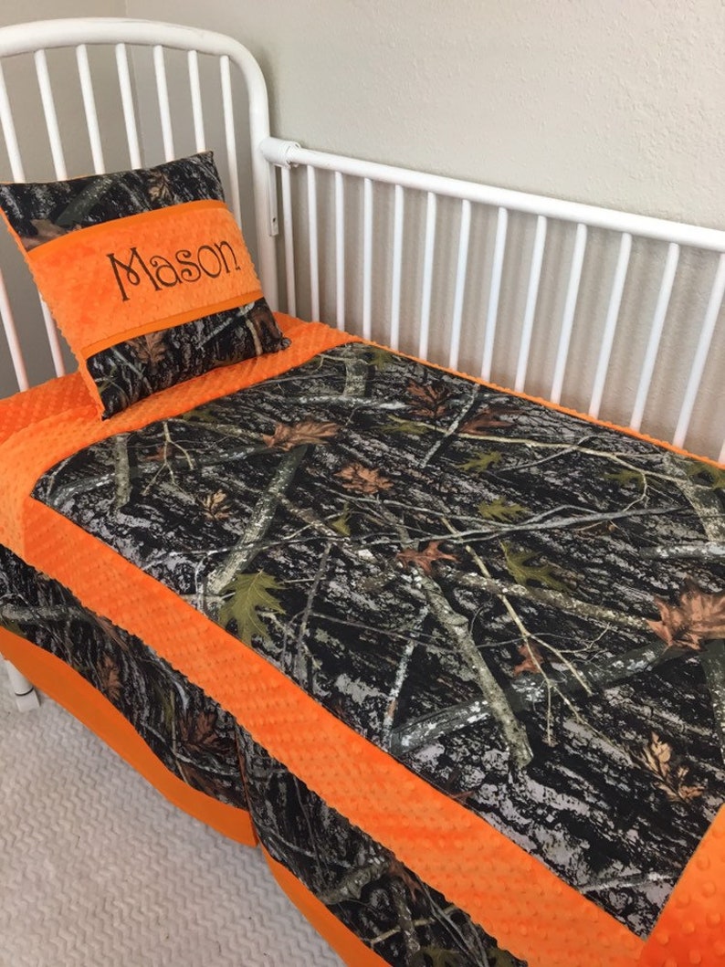 Baby boy bedding crib set camo hunter nursery minky boy crib Etsy