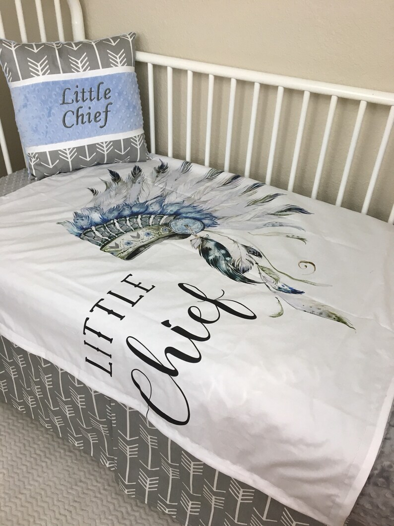 boho crib bedding set