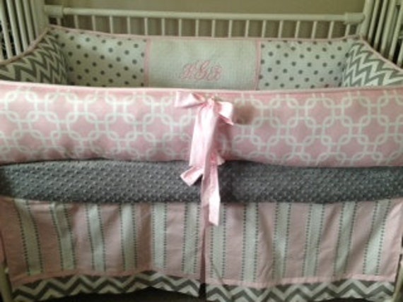 polka dot baby bedding