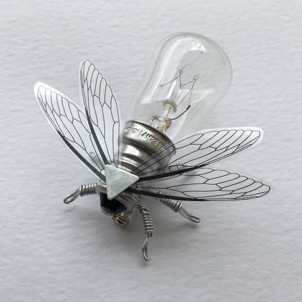 Steampunk brooch - Small Calliphora Brooch - Unique Steampunk Steam Punk Clockwork Jewellery