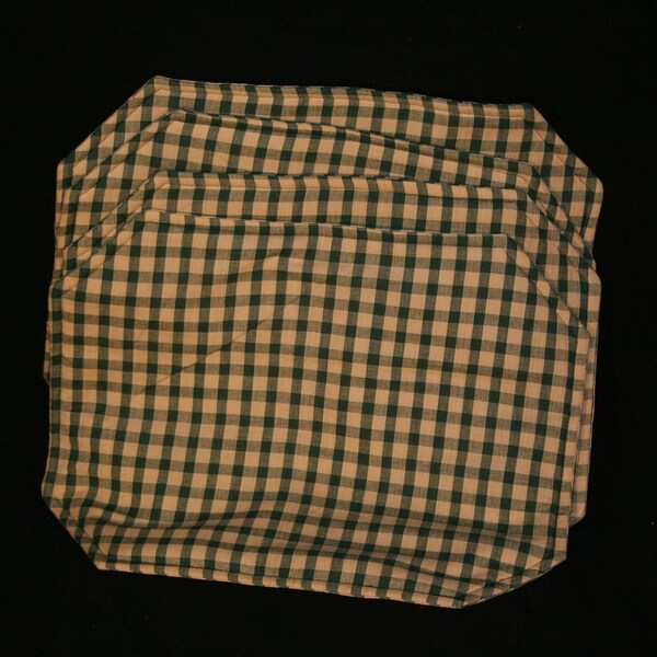 Hunter Green Placemats Etsy