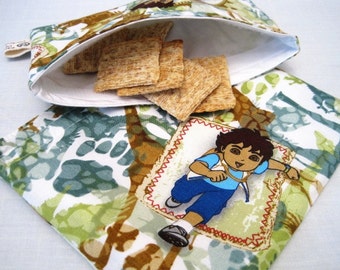 Diego Reusable Sandwich and Snack Bag Set