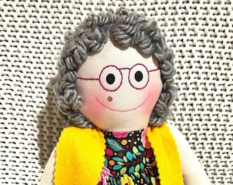 Granny doll, grandmother gift, gift for her gift for kids