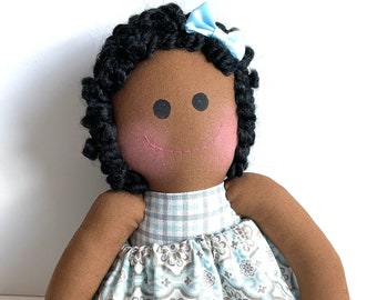 AFRICAN AMERICAN  BABY first Doll first birthday gift baby first doll  1 year old gift Gift for mimi