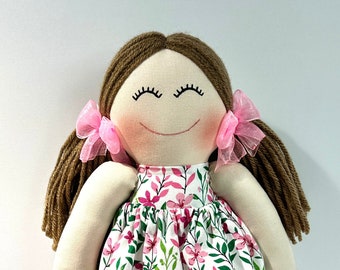 New baby gift idea ,Baby First Doll , girls gift , Emotional Development dolls personalized doll