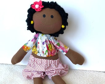 18 INCH DECORATIVE AFRICAN american doll  cloth doll rag doll  Children friendly  grandparents dolls Adult gift  MOdern toys