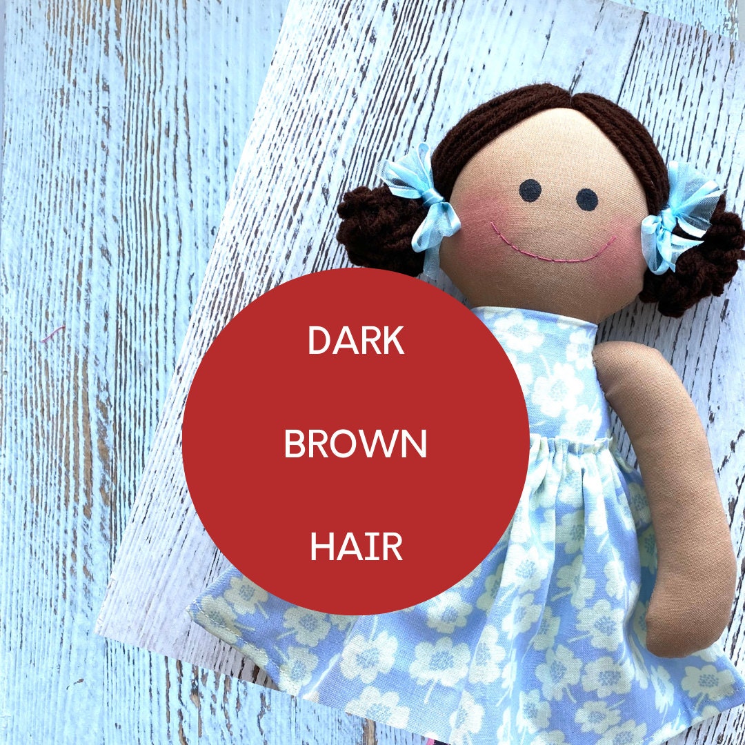 TWO BUNS dark brown hair style gift for mimi First Baby Doll for Girls 1st First Birthday Personalized doll baby doll for kids TWO BUNS dark brown hair style gift for mimi First Baby Doll for Girls 1st First Birthday Personalized doll baby doll for kids