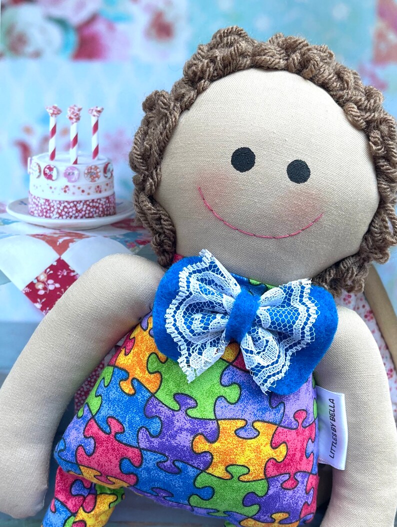 AUTISM HAPPY Boys Baby First Doll autism awareness color Etsy