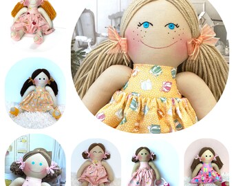 Personalized birthday doll gift child safe toy rag doll - Etsy Schweiz