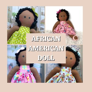 AFRICAN AMERICAN Doll Baby first doll girls gift