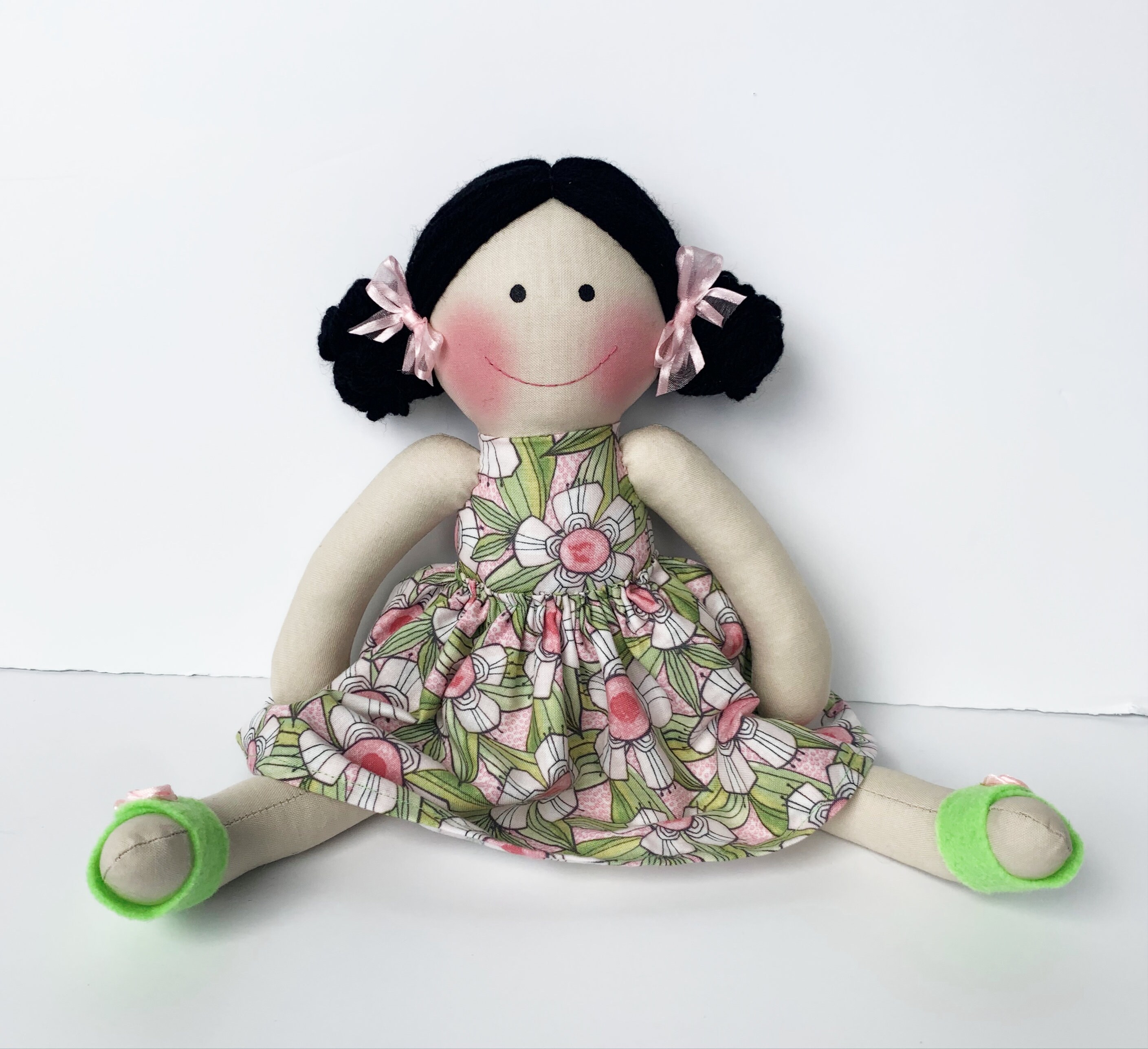 Short Hair Style Baby First Doll Cloth Doll Rag Doll First