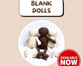 Unfinished Body Posing Doll -DIY Gifts Therapeutic Doll for Class, Flexible Blank Art Dolls for Preschoolers, Handmade personalized dolls