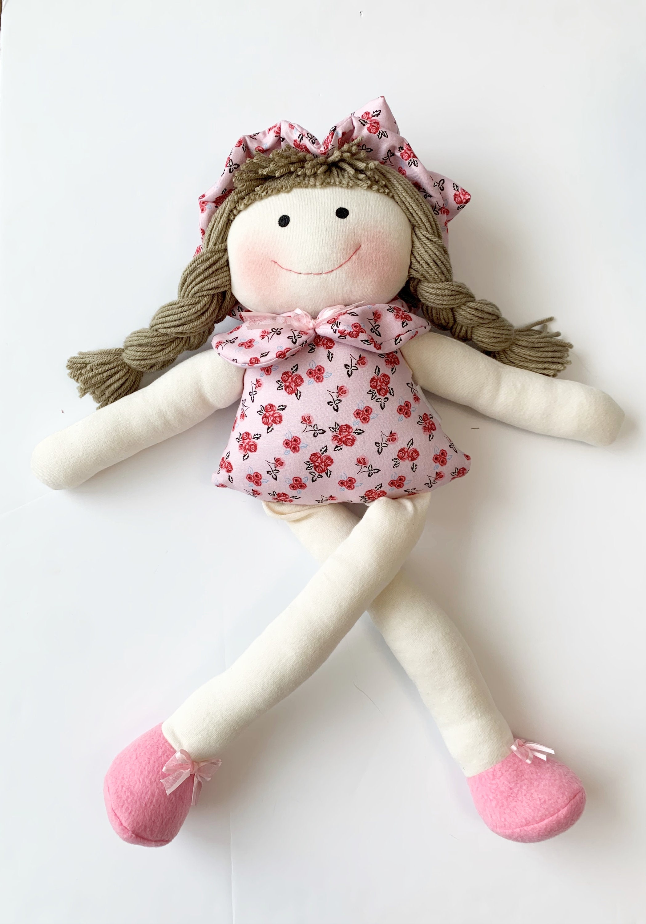 Baby First Doll cloth doll rag doll first birthday girls gift Children