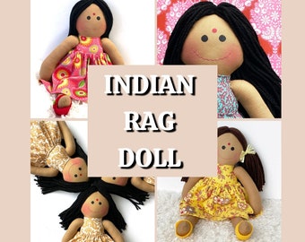 I NDIAN doll, birth gift idea, indian artistry ,embroidered, saree custom doll, baby first dolls , granddaughter city , indian dress