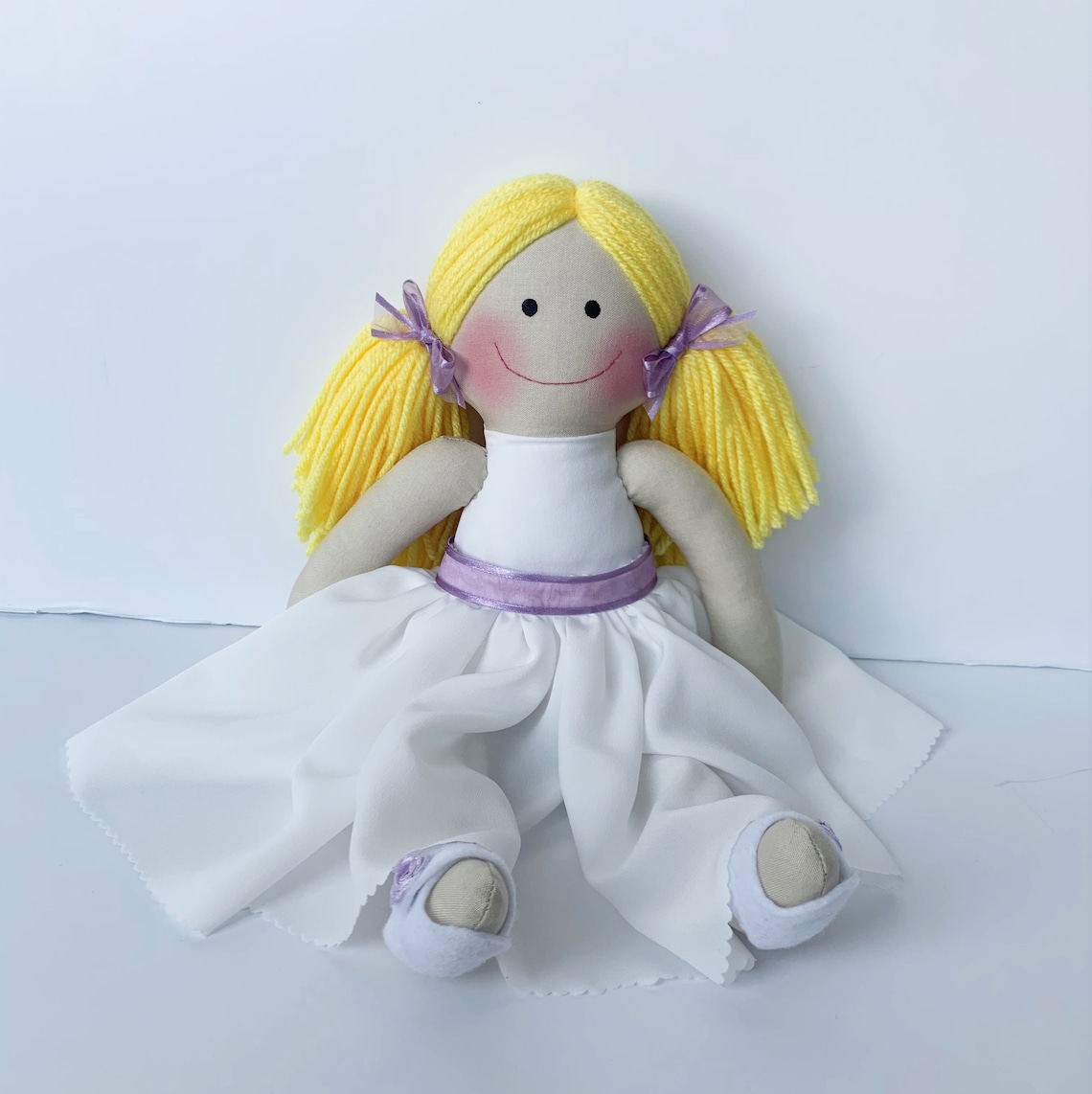 Flower girl doll Baby First Doll cloth doll rag doll wedding Etsy