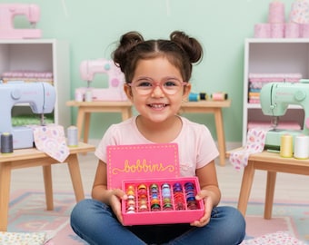 Porta bobina stampato in 3D - accessori per cucire - decorazioni per la stanza da cucito - porta bobina - idea regalo per San Valentino