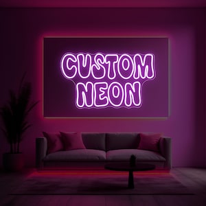 Custom Neon Sign | Neon Name Sign | Aesthetic Neon Sign | LED Neon Sign | Neon Bar Sign | Personalized Gifts | Neon Sign Bedroom |Neon Light