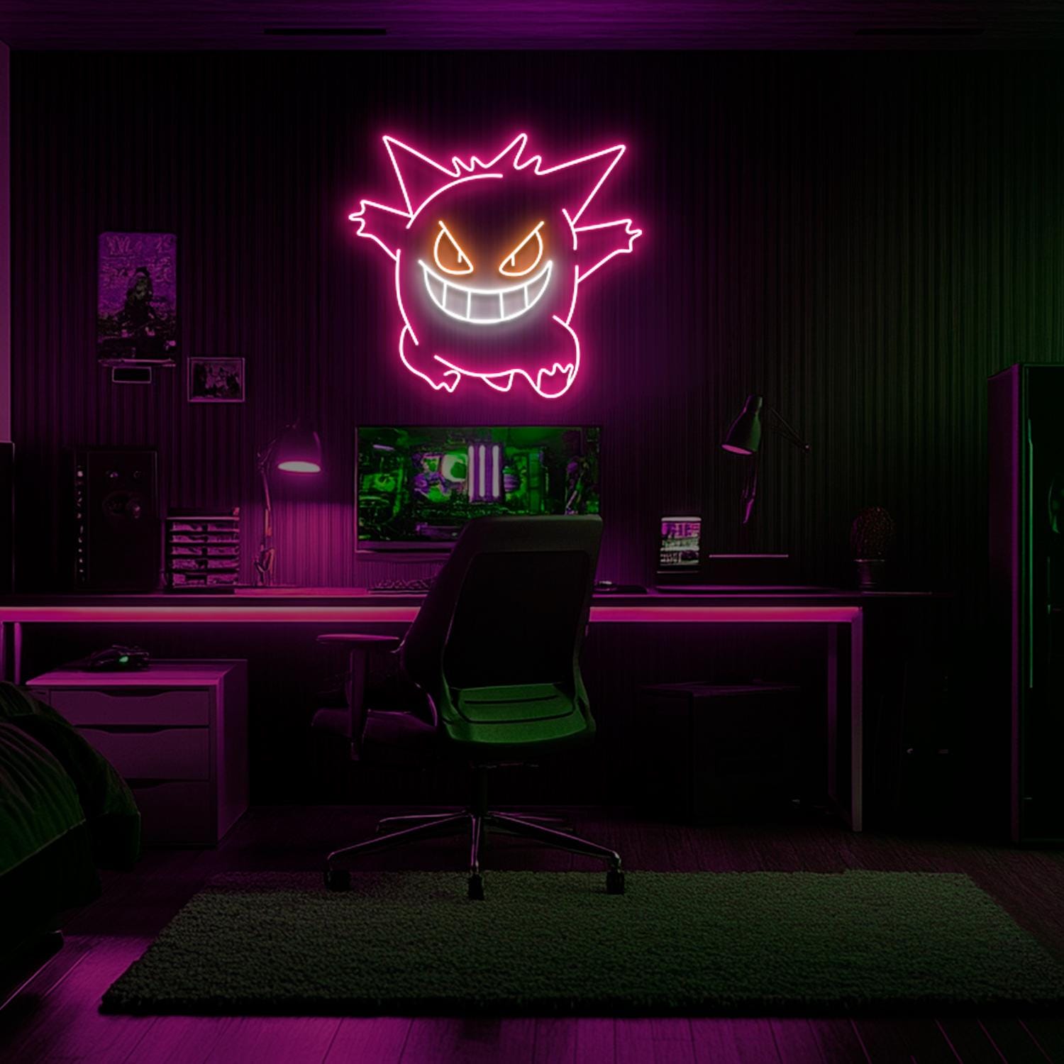 Gengar neon sign - Etsy 日本 Gengar neon sign - Etsy 日本