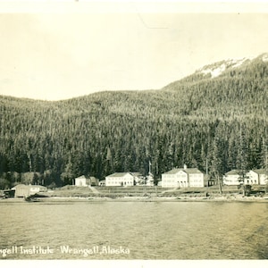 Wrangell Institute Alaska Antique RPPC Echtfoto-Postkarte unversendet