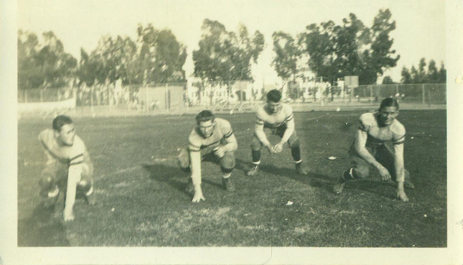 1929 Van Nuys CA High School Football Team Backfield Players Etsy