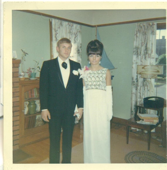 1966 Prom Mod Dress Big Hair Living Room 60s Vintage Photo Etsy