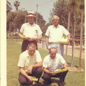 1964 Fathers Day Redlands CA Gilbert Verne Morford 60s Vintage Photograph Color Photo