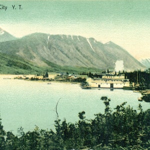 1900 Gold Rush Era Steamer Conrad City YT Yukon Territory Canada Steam Ship Postcard