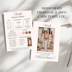 Modelo de proposta de madrinha, modelo de cartão de informações de madrinha, proposta de festa de casamento, cartão de informações de festa de casamento, proposta de madrinha de casamento