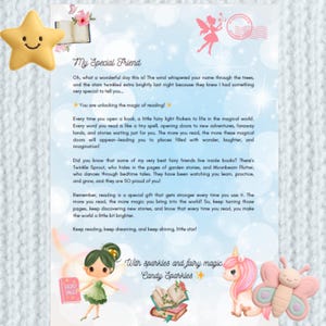 Apprendre à lire - Magic Fairy Post - Célébration de la lettre des fées