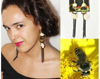 One of A Kind Vulture Earrings