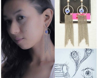 Self Design Dangle Earrings, REM