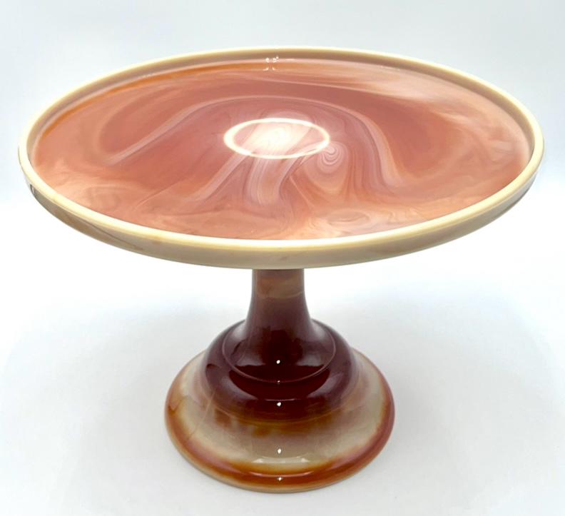 Mosser Caramel Cake Stand 12 Inch Wide Cake Plates, Made by Mosser