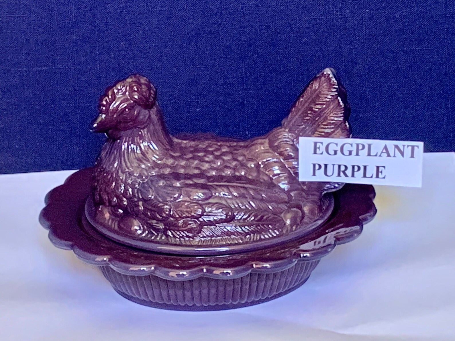 Covered Hen Candy Dish Your CHOICE of 14 Colors Made by Etsy