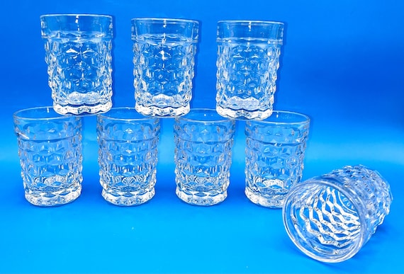 Fostoria American 4" Flat Tumbler SET of 8, Not Perfect Tumblers - Etsy