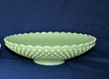 Jadeite Hobnail Bowl Fruit Bowl by Mosser Glass 11" Wide by 3 7/8" High