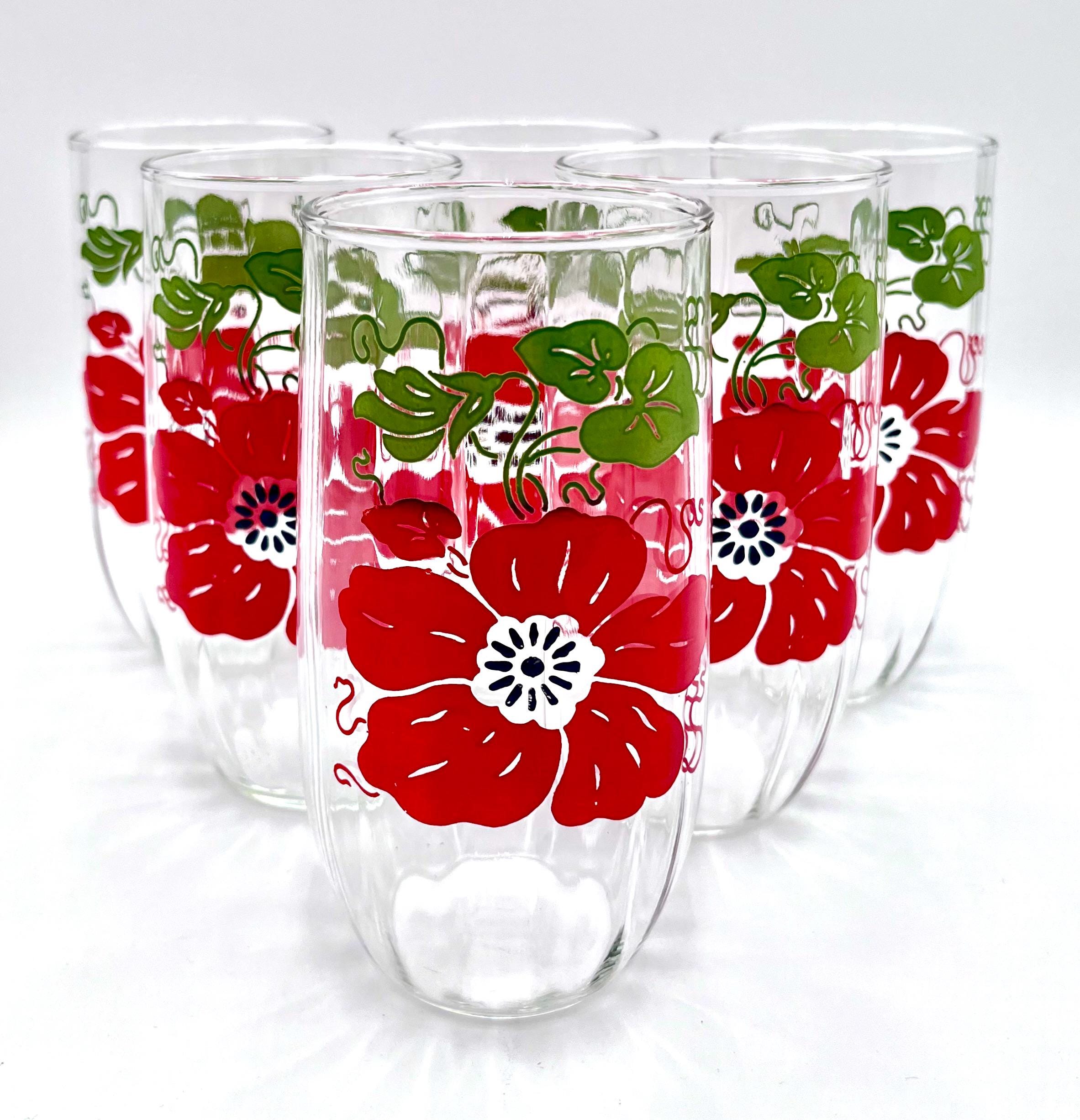 Red Rim Tumblers - Etsy