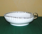 Fenton Silver Crest Heart Shaped Candy Dish, 8 1 8 quot Long by 6 3 4 quot Wide MINT CONDITION