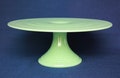 Mosser Hobnail Cake Stand or Cake Plate, Jadeite, Purple, Grey Marble 11 5\/8
