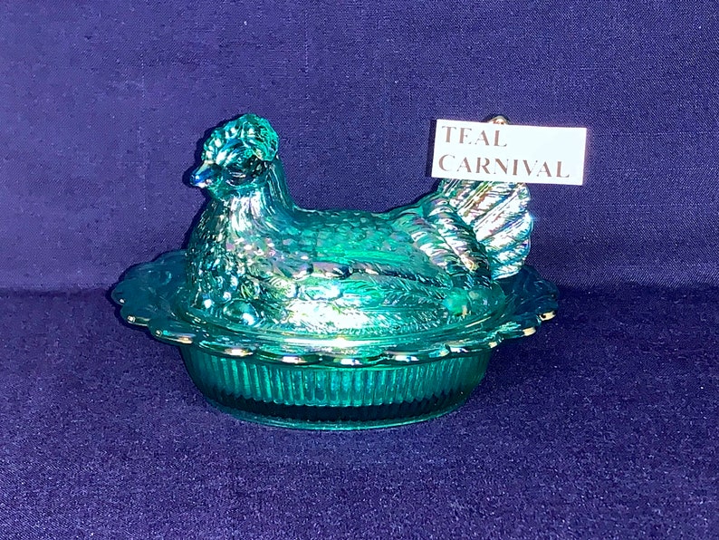 Covered Hen Candy Dish Your CHOICE of 14 Colors Made by Etsy