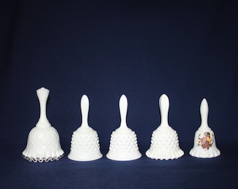 Fenton Bells, your choice of Hobnail, Spanish Lace or Westmoreland Bell FREE SHIPPING