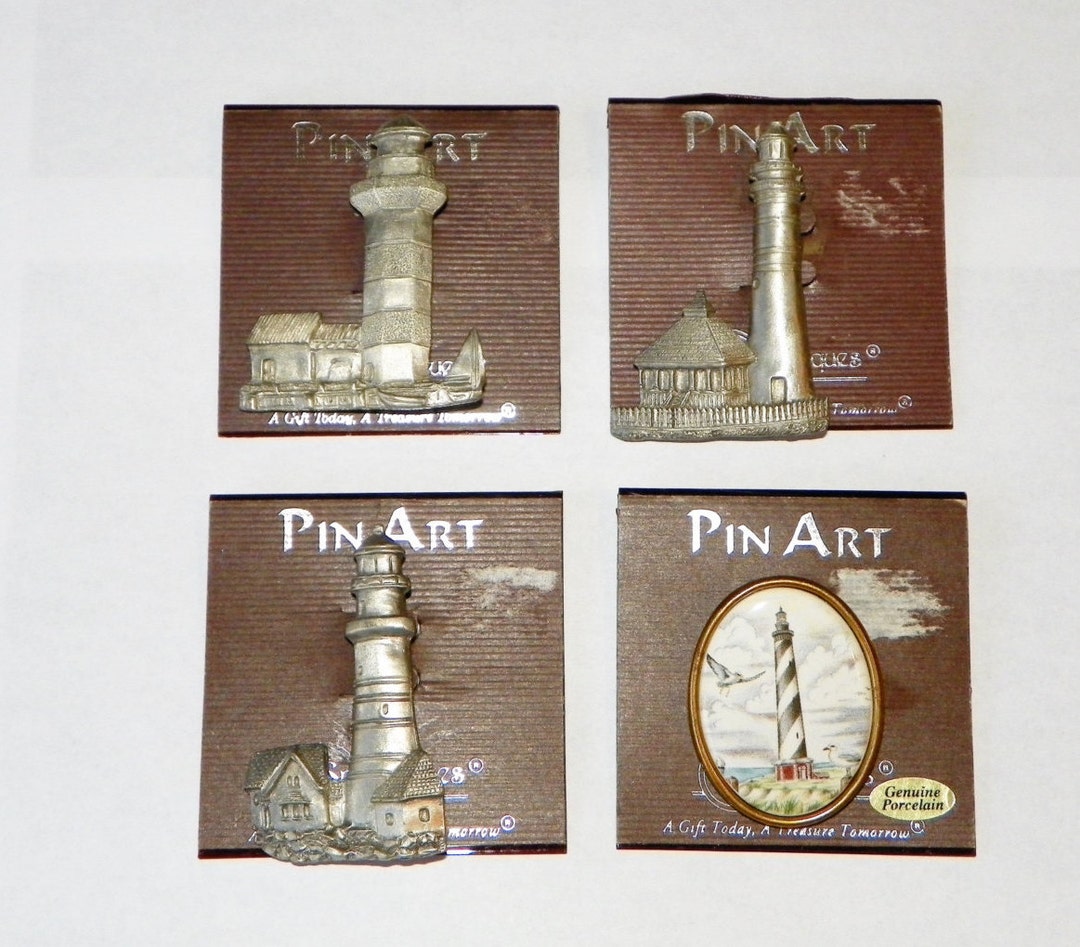 Lighthouse Brooch or Pin, Your Choice of Four Spoontiques Pin Art ...