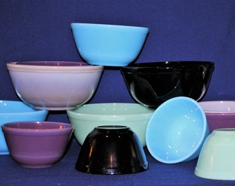 Mosser Mixing Bowl, SMALL 20 Ounce Your Choice of Colors Mix and Match Bowls,